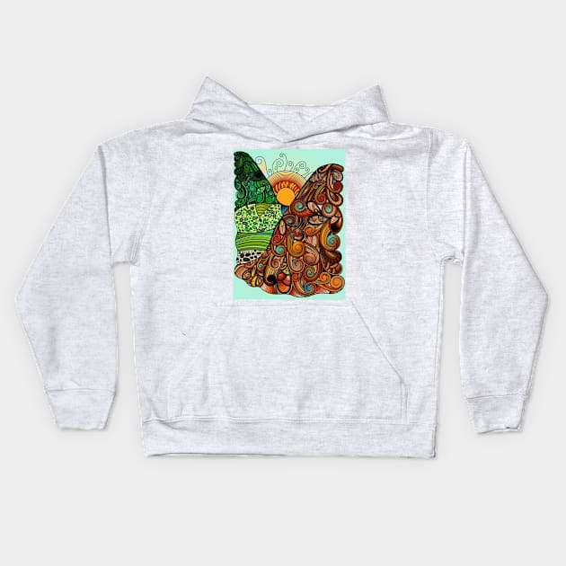 Landscapes 082 (Style:1) Kids Hoodie by luminousstore